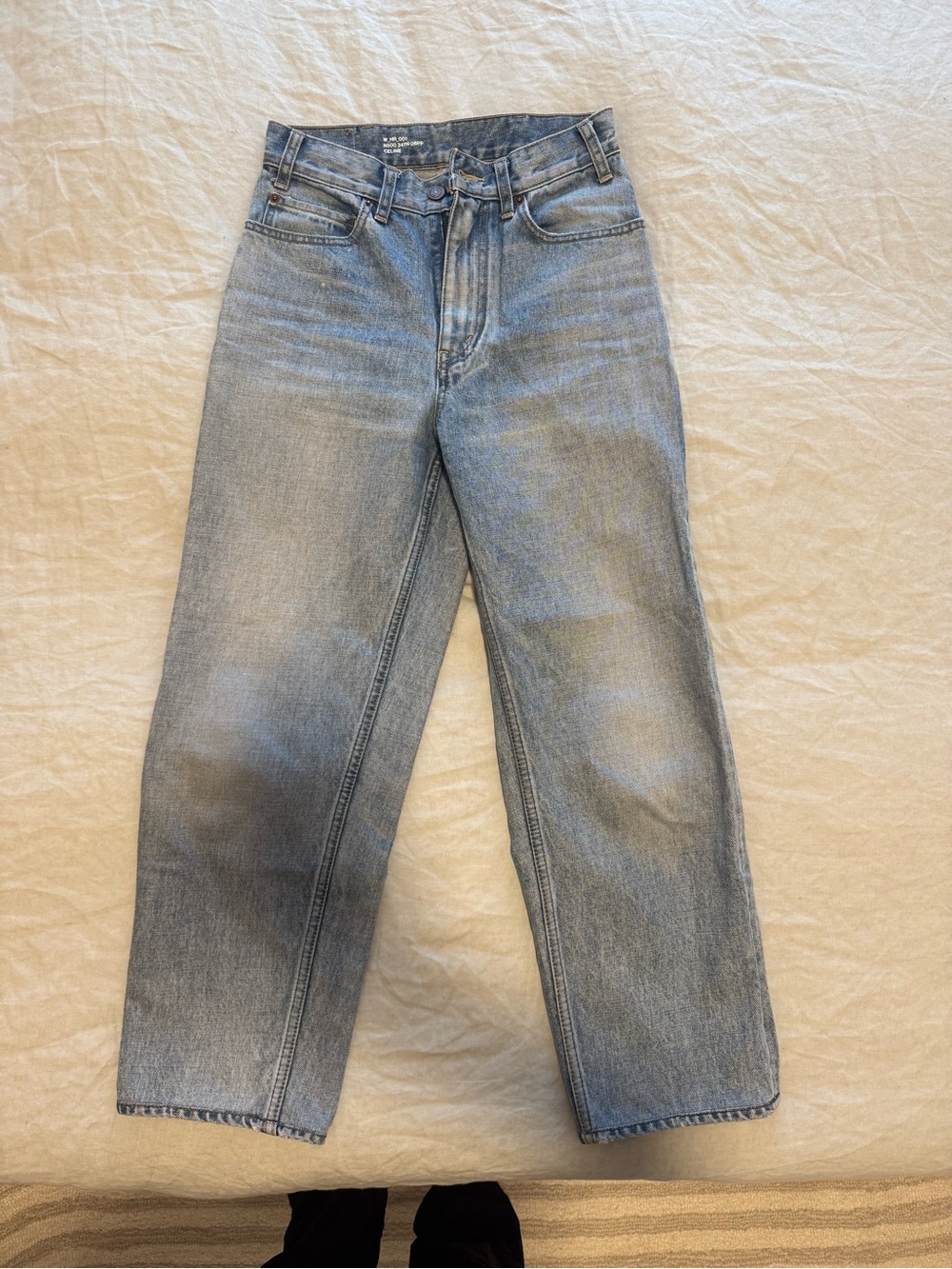 Celine Light Blue Cropped Denim Jeans